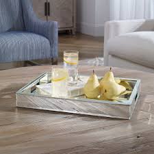 mirrored ottoman tray foter