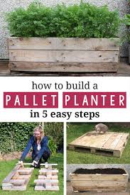 How To Build A Pallet Planter In 5 Easy