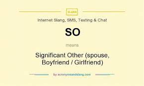 significant other spouse boyfriend