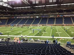 ford field seating chart detroit lions