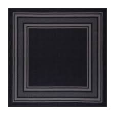 beverly rug 3 x 3 black carmel bordered