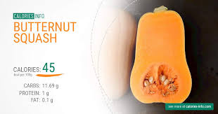 ernut squash calories and nutrition