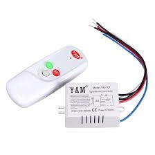 Yam Ac 220v Wireless Light Lamp Digital Switch With Remote Control White Yam 101 1 Way Wireless Lights Remote Control Lamp Light