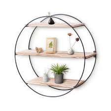 round wall unit retro industrial style
