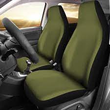 Army Green Car Seat Covers Set Of 2