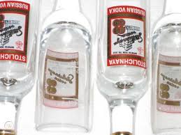 6 antique stolichnaya russian vodka