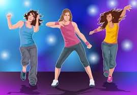 dance fitness vector art icons and