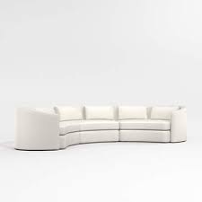 3 Piece Curved Sectional Sofa Reviews