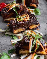 oven roasted beef short ribs with fresh