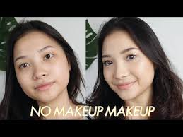no makeup makeup look simple