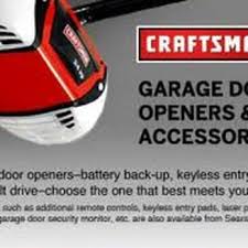 sears garage door installation and