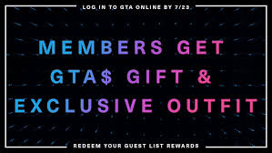 Gta Online Guest List Rewards 3 July 17th July 23rd
