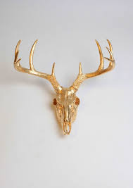 faux deer head home decor