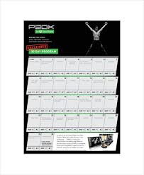 9 30 day workout plan templates pdf