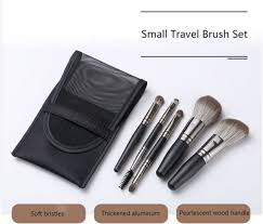 5pcs small travel brush set makeup
