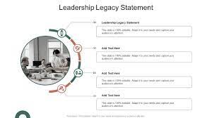 leadership legacy statement in