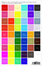A Complete List Of All The Gelatos Colors By Faber Castell