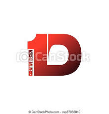 Size one direction € by boobearsarse. Letter 1d Simple Logo Design Vector Logo For Business Canstock