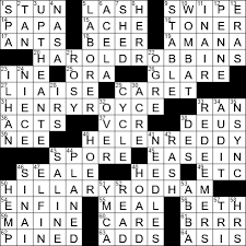 la times crossword 31 may 21 monday