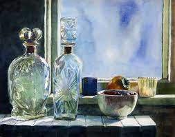 Still Life Painting In Watercolors