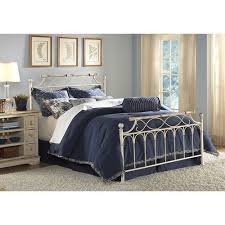 New Ornate Metal Bed With Headboard