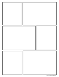 Free Download Comic Strip Template Pages For Creative Assignments