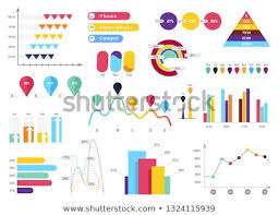 Set Most Useful Infographic Elements Bar Stock Vector