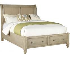 coronado flax queen storage bed