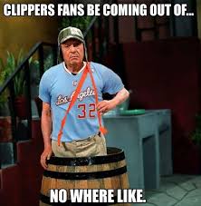 The clippers were only a win away from the western conference finals before blowing. Nba Meme Team ×'×˜×•×•×™×˜×¨ Clippers Fans Outta Nowhere Http T Co Zcfxrax9bo Via Oscar Contreras