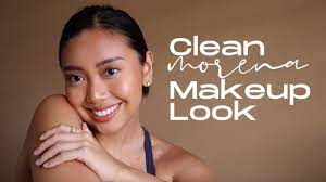 clean makeup tutorial morena