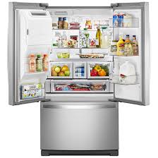 Shop now for the best prices on top brands like samsung, kitchenaid, whirlpool, lg, and more! 36 In Whirlpool French Door Refrigerator 27 Cu Ft Stainless Steel Wrf767sdhz Rona