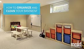 how to organize and clean your basement