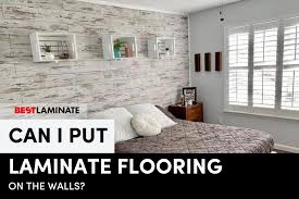 can i use laminate flooring on walls