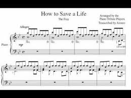 Save me, before i fall piano version — cityrains. Sheet Music Piano Tribute Players How To Save A Life Youtube