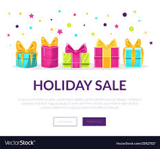 Holiday Sale Banner Landing Page Template With