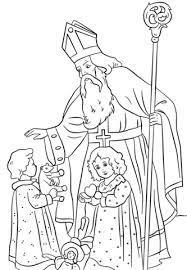 35 dandy st nicholas coloring page. St Nicholas Greets Children Coloring Page St Nicholas Day Coloring Pages Saint Nicholas