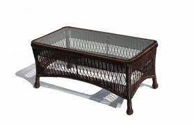 Outdoor Wicker Coffee Table Princeton