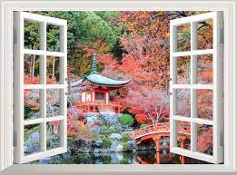 Japanese Garden Wall Decal Wall Sticker