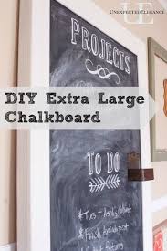 Diy Extra Large Chalkboard Tutorial