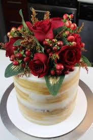 Chocolate cake with buttercream roses. How To Put Fresh Flowers On A Buttercream Cake Chelsweets