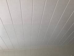 vj paneling on outdoor area ceiling