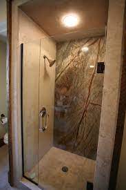 Slab Showers Stone Walls Accents