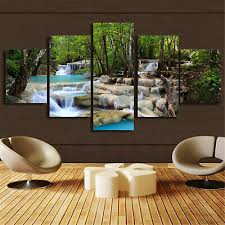 5 Pieces Canvas Wall Art Poster And