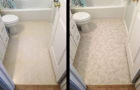 bathroom flooring linoleum to luxury