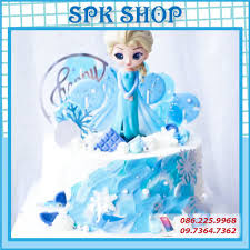 Bupbe Công Chúa Elsa- Trang trí bánh sinh nhât bánh kem - SPK Shop, Giá  tháng 11/2020