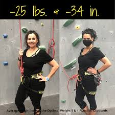 rock climbing before and after weight
