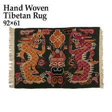 tibetan rug チベタンラグ 絨毯 ドラゴン dragon