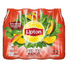 save on lipton iced tea mango 12 pk