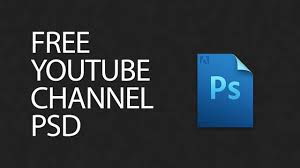 Free Youtube Channel Art Photoshop Template