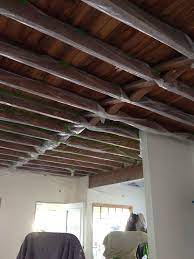 how to expose the beams on your ceiling